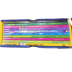 Horrid Henry Set of 10 Books by Francesca Simon (Blue)
