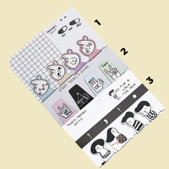 Cute Doodles Magnetic Bookmarks (Pack of 04)
