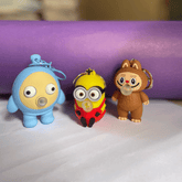 Bubble Face Keychain