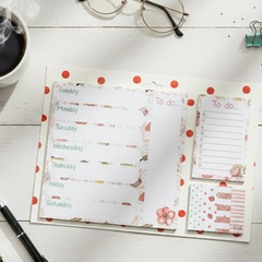 Weekly Planner & To Do List Sticky Notes (07 Sets X 30 Sheet)