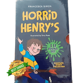 Horrid Henry Set of 10 Books by Francesca Simon (Blue)