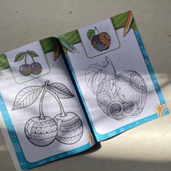 Fruits & Vegetables Creative Patterns for Adults (284 x 210mm)