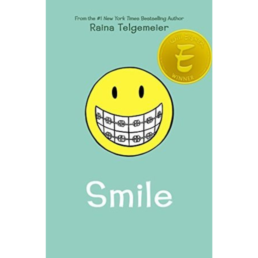 Smile: A Graphic Novel by Raina Telgemeier (Colored)