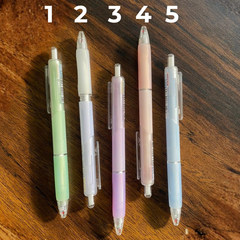 Pastel Gel Pen (Black Ink)