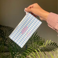 Aesthetic Printed Transparent Pouch