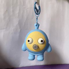 Bubble Face Keychain