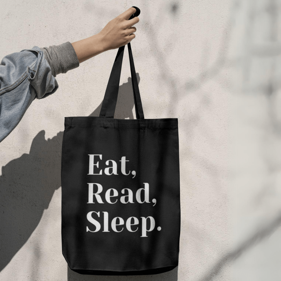 Tote Bag (Eat, Read, Sleep)