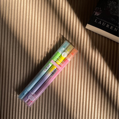 Double Color Highlighter Pack of 3 (06 Colors)