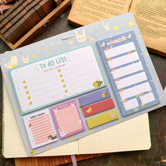 Weekly Planner & To Do List Sticky Notes (07 Sets X 30 Sheet)