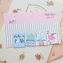 Lovely Cactus Magnetic Bookmarks (Pack of 04)