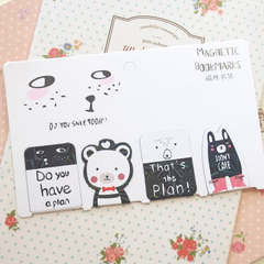 Happy Habits Magnetic Bookmarks (Pack of 04)