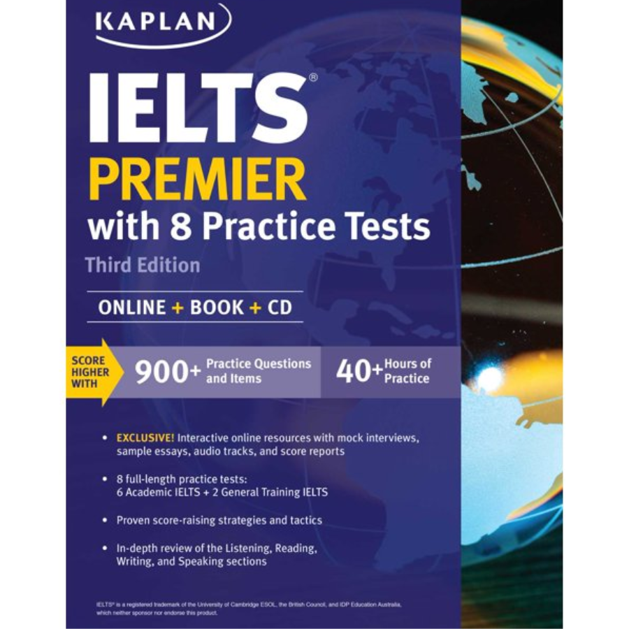 IELTS Premier with 8 Practice Tests 3rd Edition (Online + Book + CD)