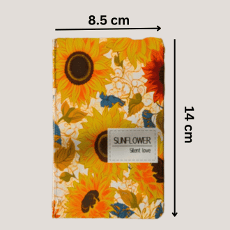 Sunflower Printed Diary