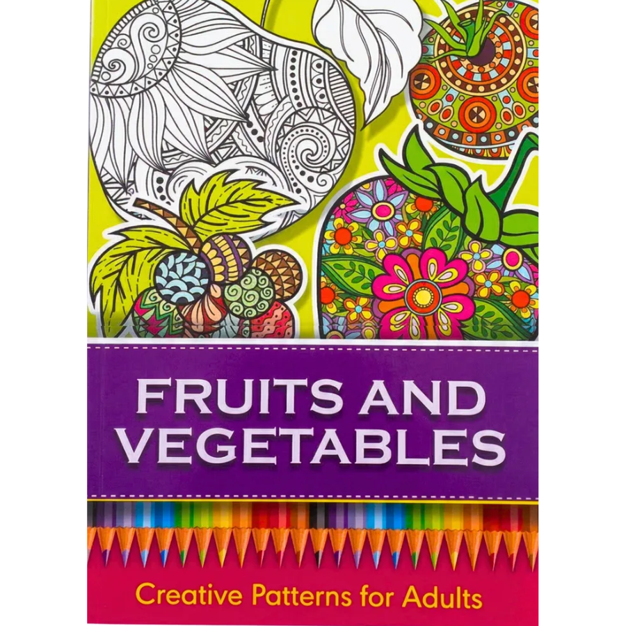 Fruits & Vegetables Creative Patterns for Adults (284 x 210mm)