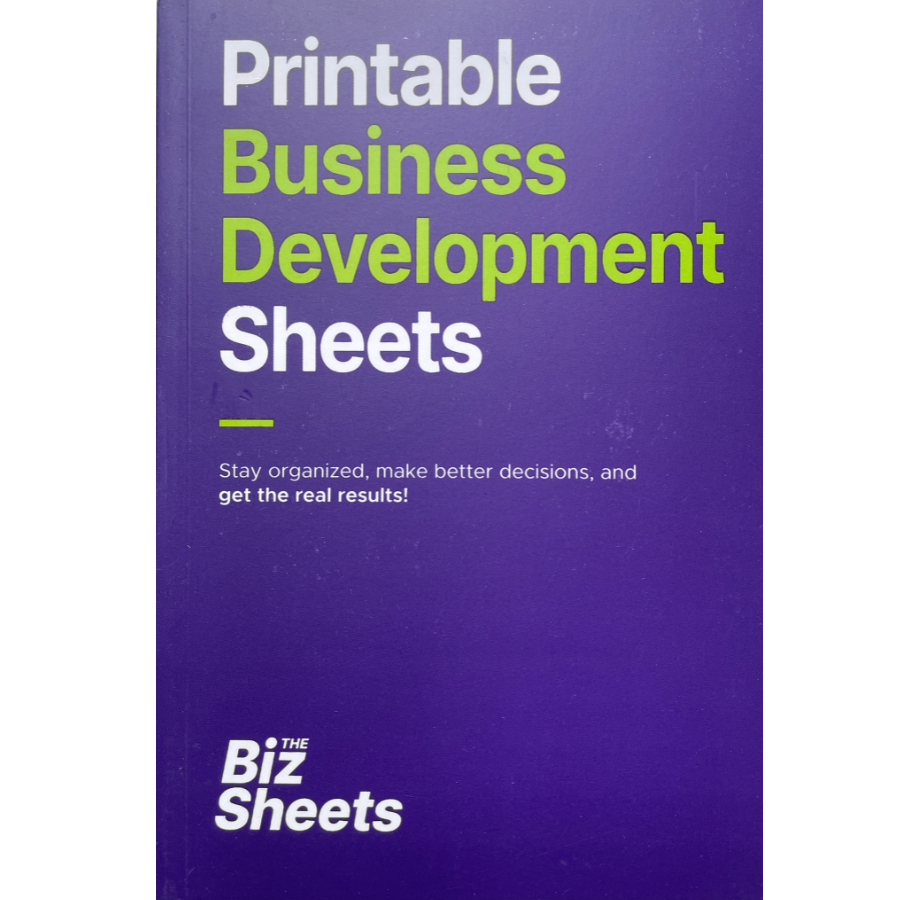 Printable Business Development Sheets