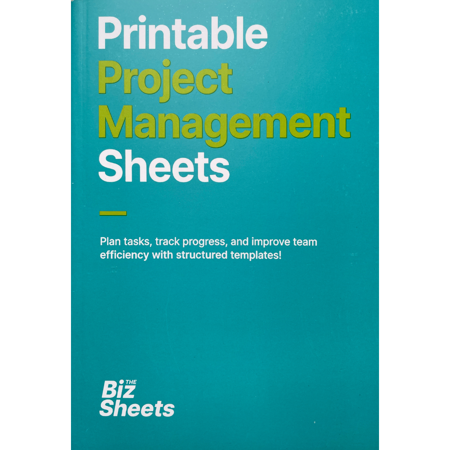 Printable Project Management Sheets