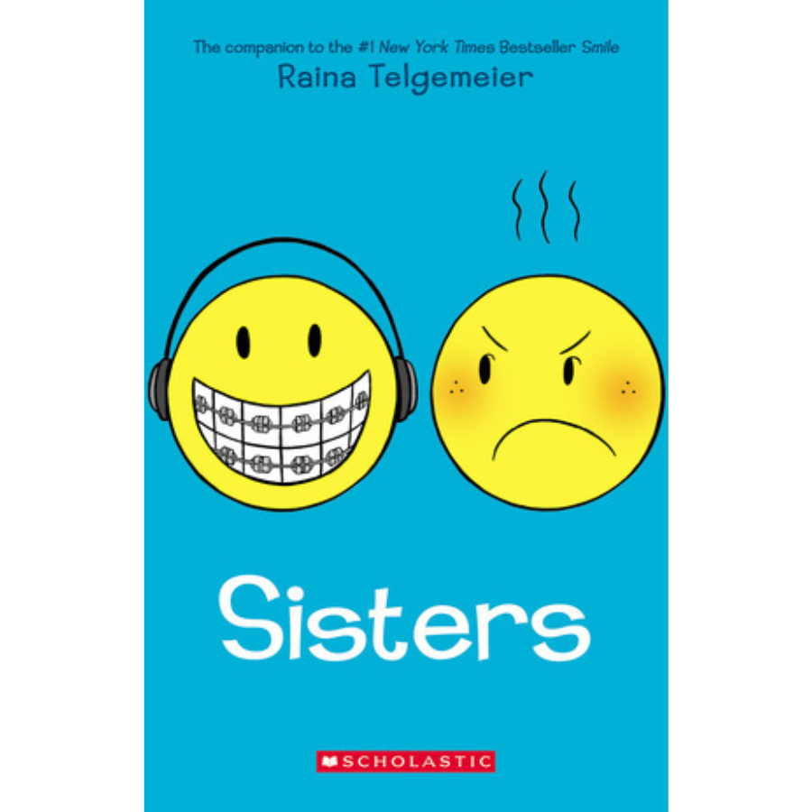 Sisters: A Graphic Novel by Raina Telgemeier (Colored)