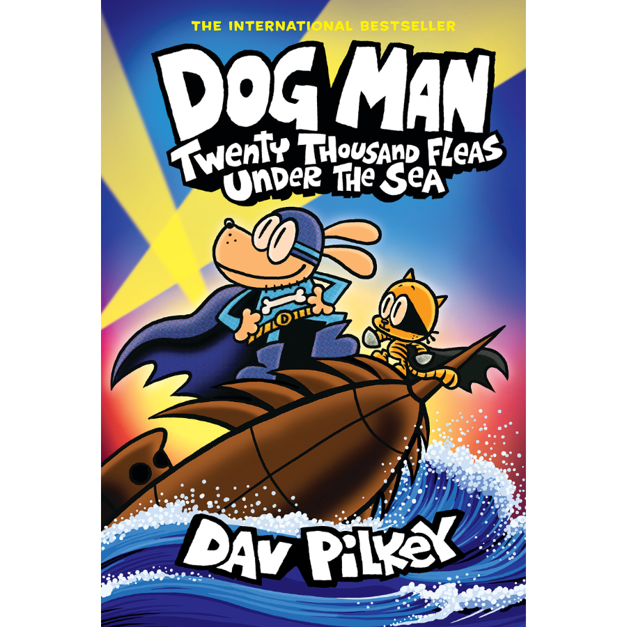 Twenty Thousand Fleas Under the Sea by Dav Pilkey: A Graphic Novel (Dog Man #11)